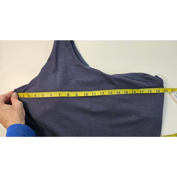 NWT Power chill 2X go dry one shoulder luxe stretch bodysuit active lounge comfy - Picture 9 of 12